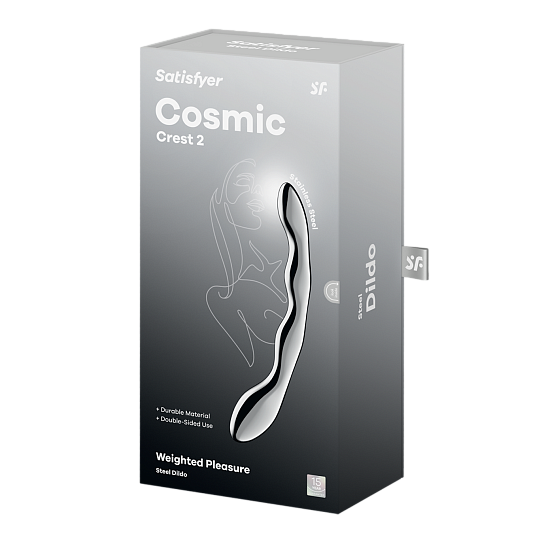 Дилдо из нержавеющей стали Satisfyer Cosmic Crest 2