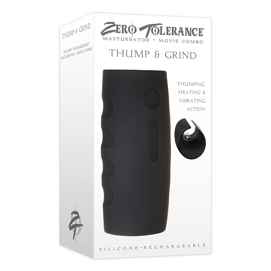 Силиконовый перезаряжаемый мастурбатор Evolved THUMP & GRIND