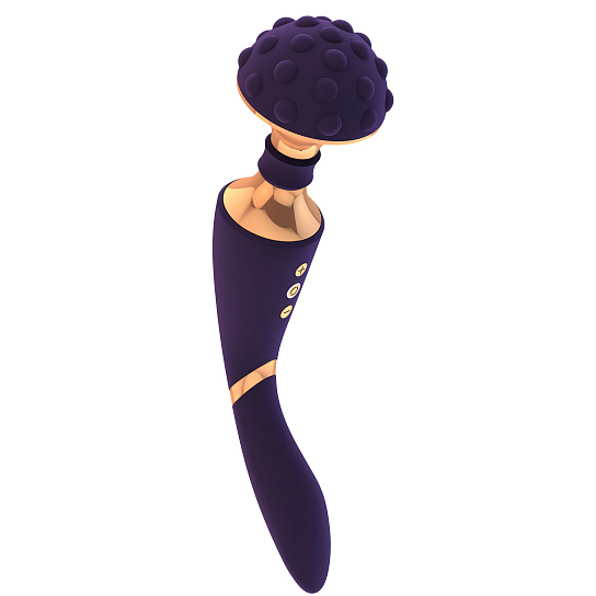 Вибратор с гибкой головкой SHIATSU, пурпурный