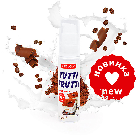 Съедобная смазка для орального удовольствия Биоритм Tutti Frutti Тирамису, 30 мл