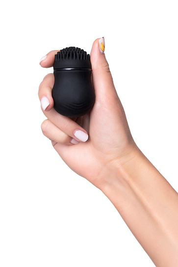 Стимулятор клитора с вращением PPP Curu-Curu Brush Roter, черный