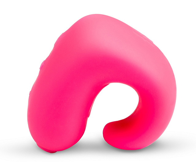 Кольцо-насадка на палец с вибрацией Gvibe Gring, розовое