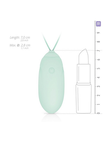 Вибро яйцо LUV EGG с дистанционным управлением, зеленое