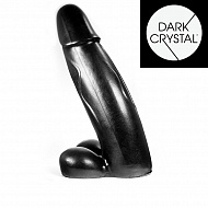 Дилдо c реалистичной фактурой Dark Crystal Black, 60 см
