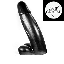Дилдо с реалистичной фактурой Dark Crystal Black, 60 см