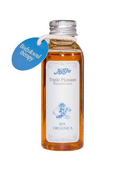 Интимное масло Triple Pleasure Spa Organica для массажа, 50 мл