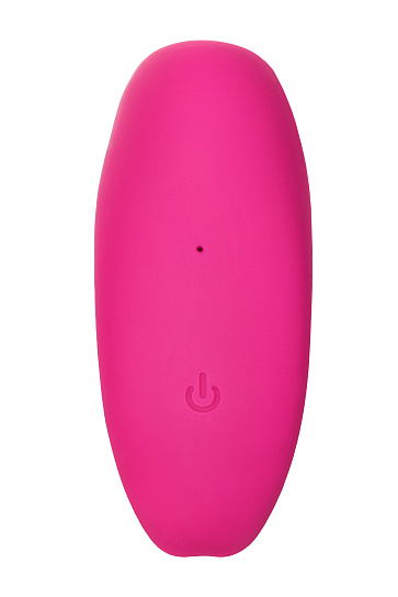 Клиторальный вибратор в трусики JOS FLIRTY из силикона, розовый 9,3 см