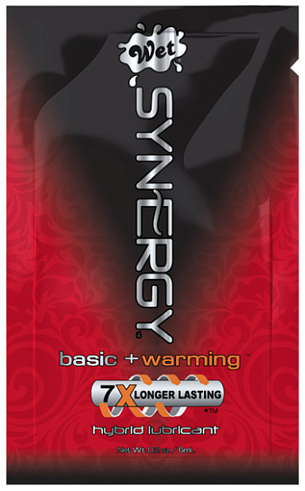 Лубрикант разогревающий Wet Synergy Warming, 6 мл