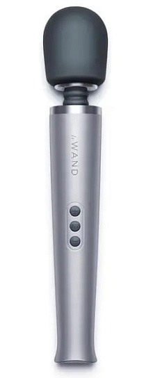 Серый женский вибратор для всего тела Люкс-ванд