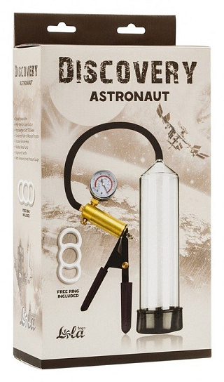 Вакуумная помпа для пениса Discovery ASTRONAUT 21 см