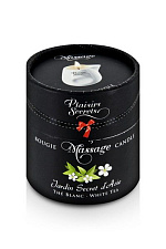 Massage Candle White Tea свеча с массажным маслом Зеленый чай, 80 мл