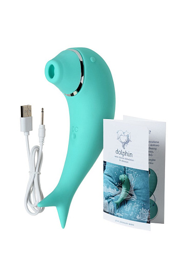 Вакуумно-волновой стимулятор клитора и вибратор Dolphin by ToyFa
