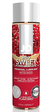 Ароматизированный лубрикант на водной основе JO Flavored Sweet Pomegranate, 120 мл