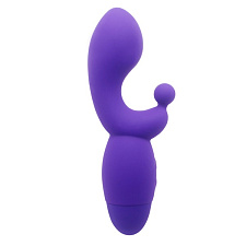 Вибромассажер G Kiss для стимуляции точки G и клитора, фиолетовый