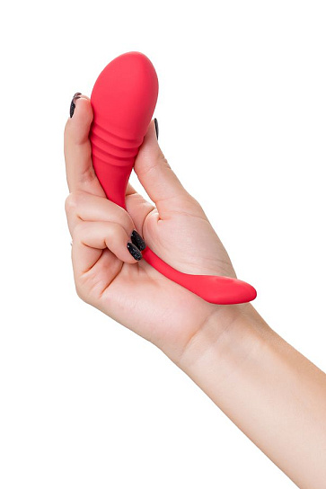 Виброяйцо с фрикциями Lovense Vulse, красное