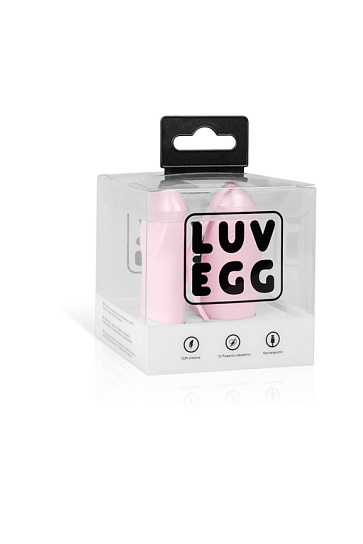 Вибро яйцо LUV EGG с дистанционным управлением, розовое
