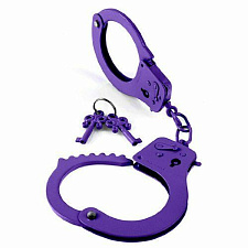 Классические браслеты для связывания Designer Cuffs, фиолетовые