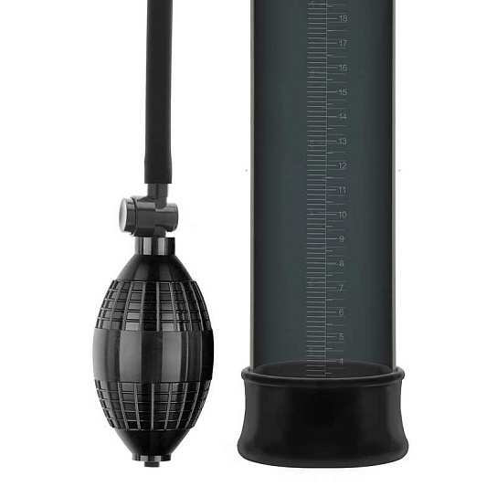 Ручная вакуумная помпа Erozon Penis Pump, черная