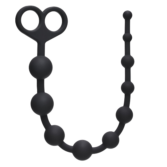 Анальные бусы Lola Toys Orgasm Beads, черные