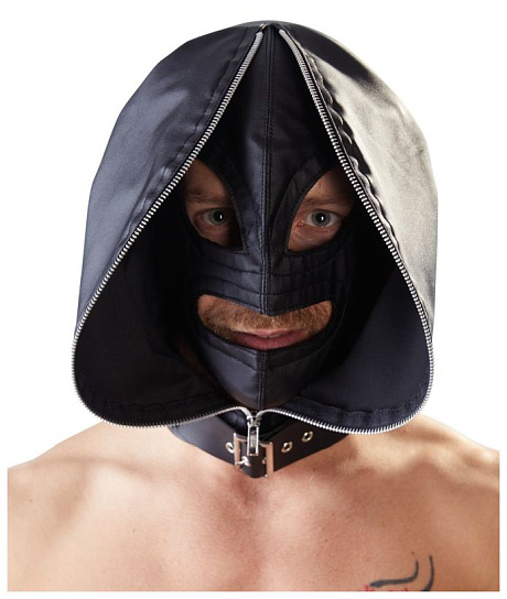 Маска-шлем с капюшоном Double Mask, цвет черный