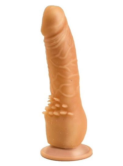 Фаллоимитатор на присоске с эластичными шипами Love Toy 17,8 см
