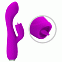Вибратор с клиторальным отростком с язычком Pretty Love Doreen