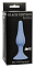 Силиконовая анальная пробка Slim Anal Plug размер S, синяя
