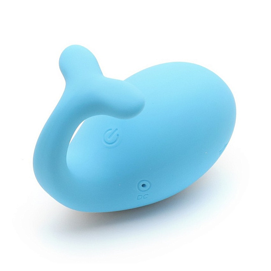 Вибратор-яйцо с пультом KisToy Doris, голубой