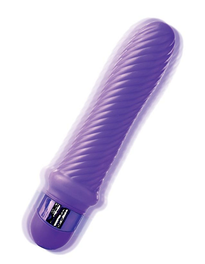 Ребристый вибратор Classix Grape Swirl