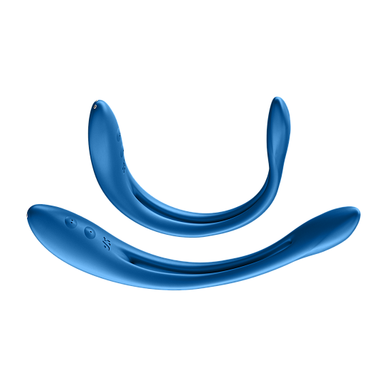 Многофункциональный вибратор Elastic Game, голубой