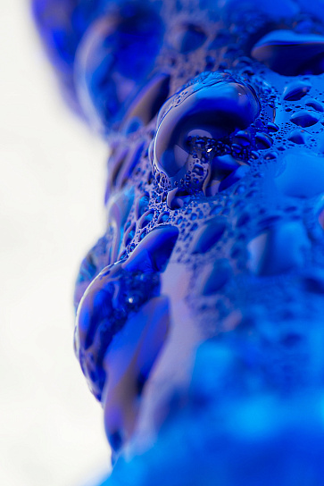 Стеклянная пробка с кольцом у основания