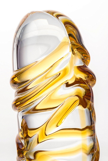 Стеклянный фаллос 15,5 см