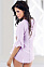 Пеньюар с украшением SoftLine VELIA фиолетовый, S/M