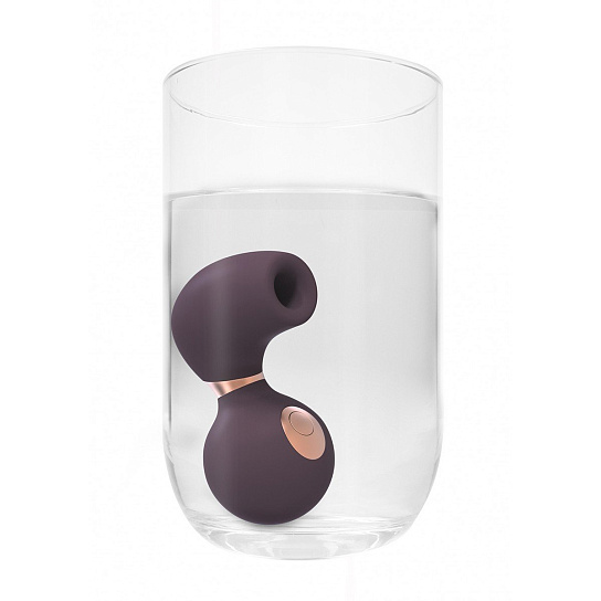 Вакуумно-волновой стимулятор Invincible, водонепроницаемый, фиолетовый