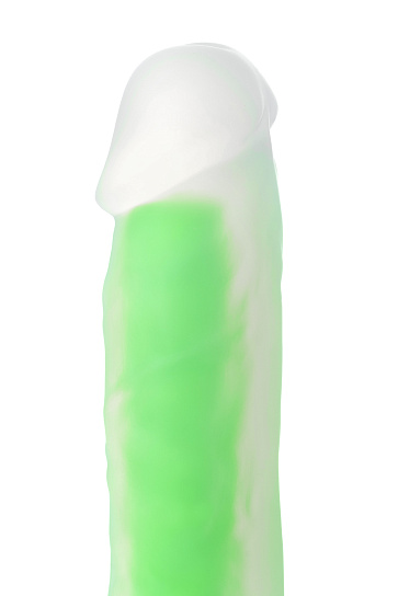 Светящийся в темноте фаллос Clark Glow 16,5 см