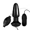 Анальный расширитель Butt Plug с вибрацией, черный
