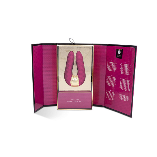 Вибростимулятор для вульвы Shunga Aiko, малиновый