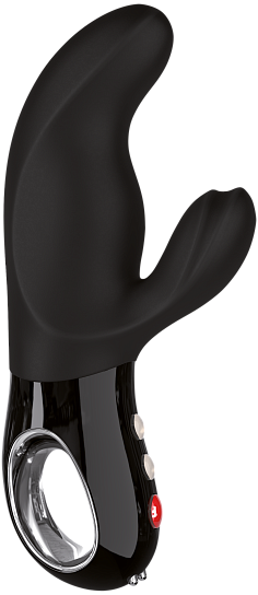 Мини-вибратор премиум класса Miss Bi, 17 см, черный