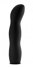 Фаллоимитатор черный реалистик Deluxe Silicone Strap On, 25 см