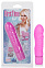 Розовый вибратор First Time Silicone Stud, 13 см