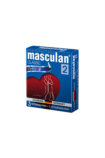 Презервативы Masculan с пупырышками, 3 шт