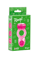 Эрекционное кольцо Rings Ringer, розовое