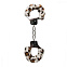 Мягкие наручники с леопардовым мехом Easytoys Furry Handcuffs