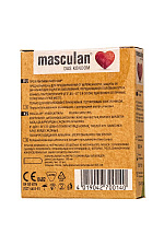 Презервативы Masculan Organic утонченные веганские, 3 шт, прозрачные