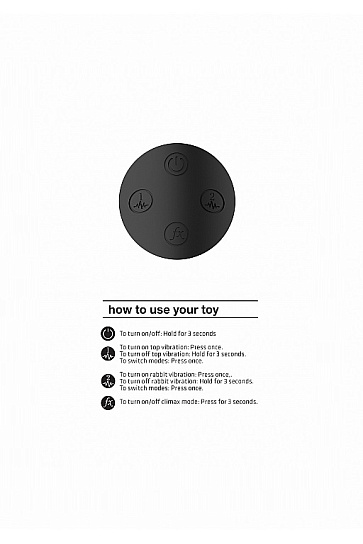 Вибромассажер Kyra с функцией пульсирующее воздействие, черный