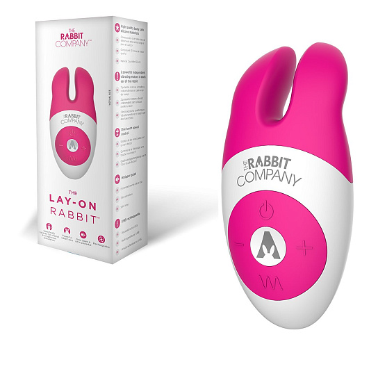 Вибростимулятор клитора The Lay-on Rabbit, розовый