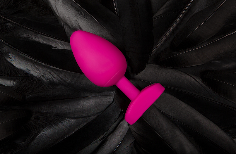Нежная анальная пробка Gvibe Gplug Bioskin Fun Toys, цвет розовый