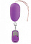 Виброяйцо с пультом ДУ, фиолетовое