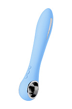 Вибратор с электростимуляцией PHYSICS GALVANI VIBE, 21 см, голубой