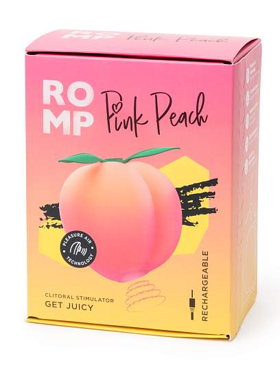 Бесконтактный клиторальный стимулятор Romp Pink Peach